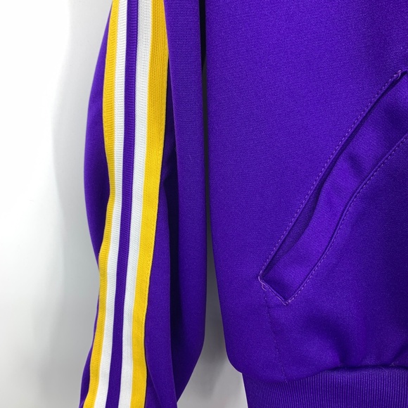 Vintage Varsity Spirit Fashions Cheer Track Suit Jacket Pants Purple Gold Y2K - Picture 9 of 12